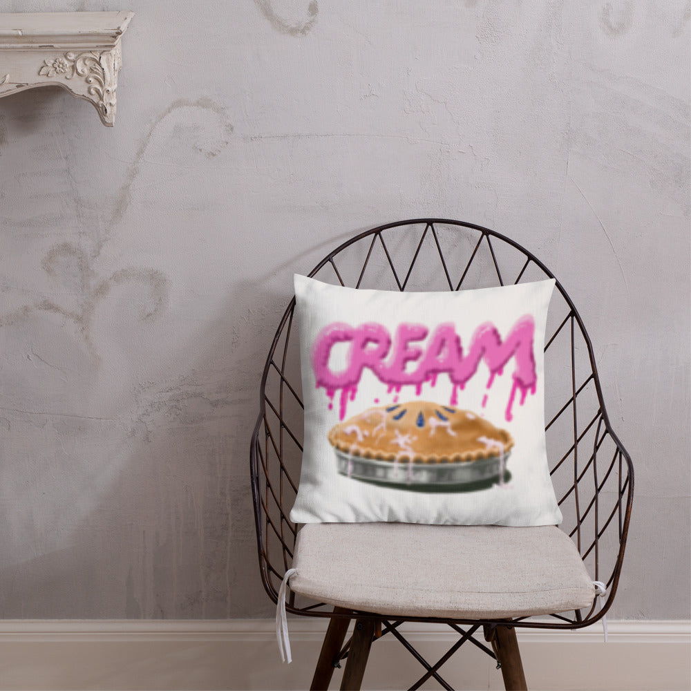 1A Cream Pie Premium Pillow