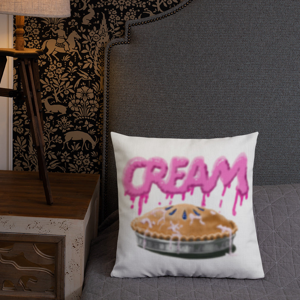 1A Cream Pie Premium Pillow