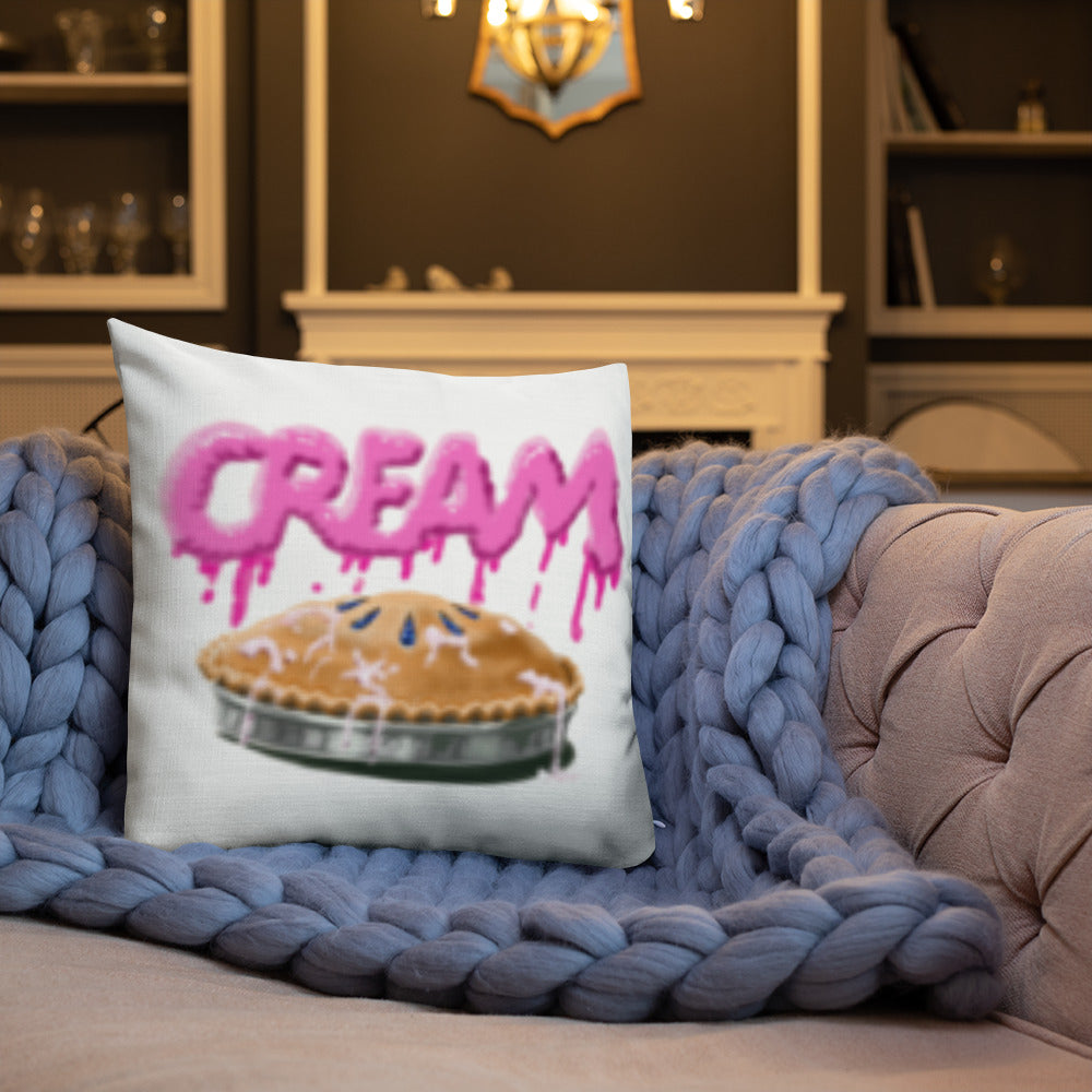 1A Cream Pie Premium Pillow