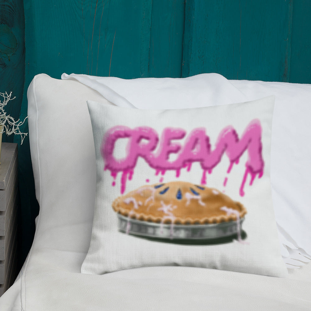 1A Cream Pie Premium Pillow