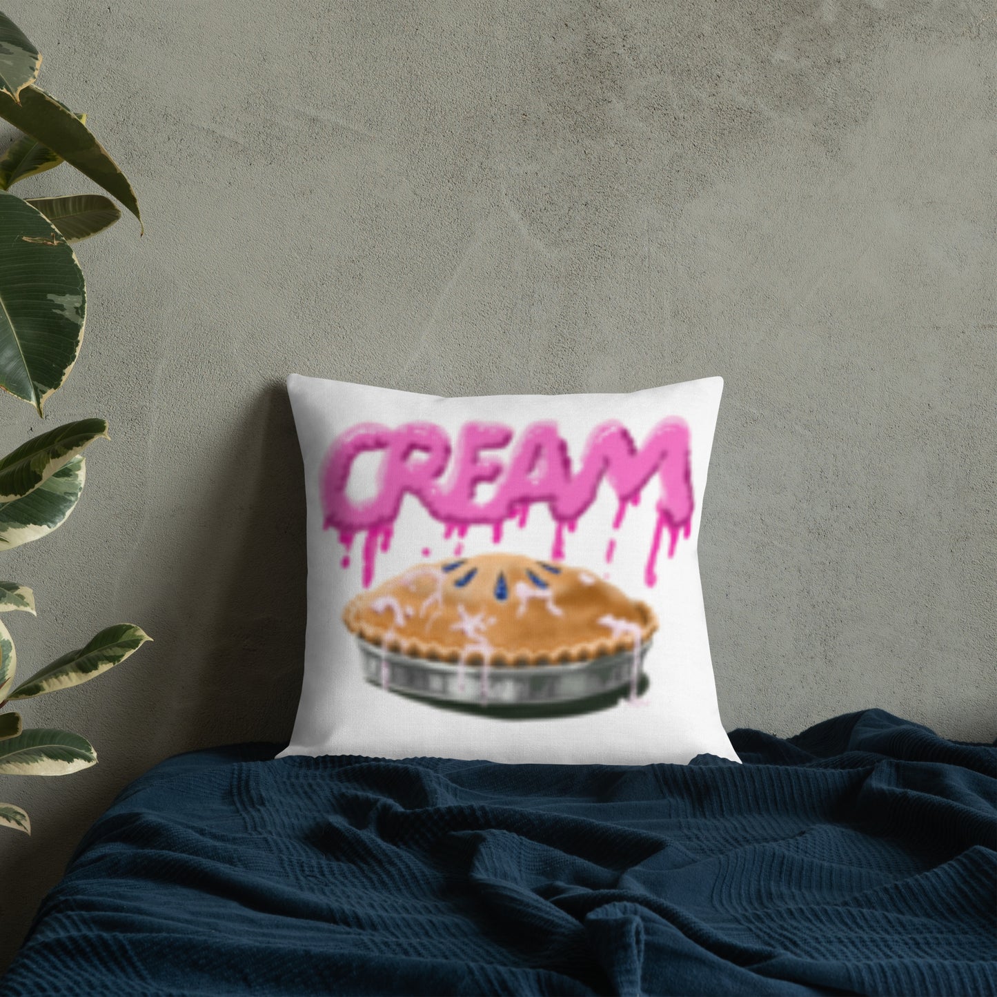 1A Cream Pie Premium Pillow