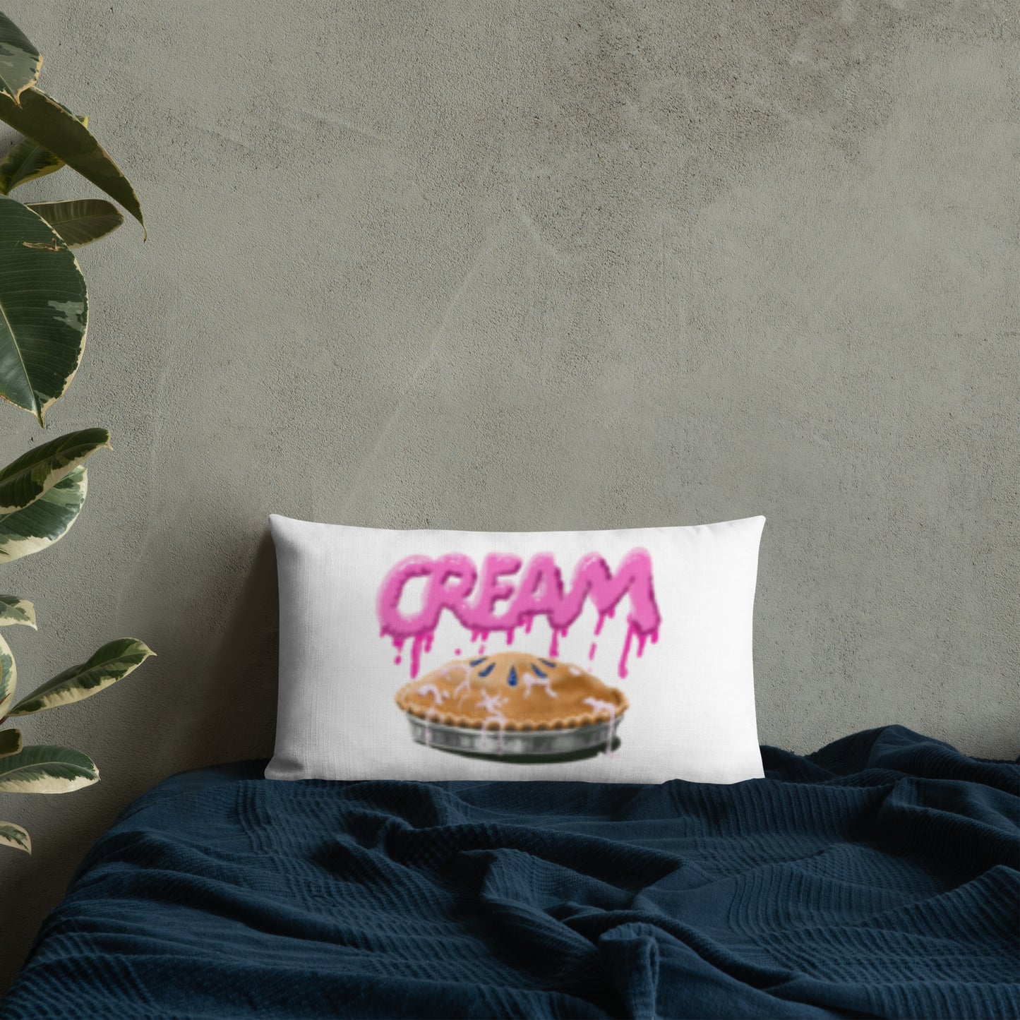 1A Cream Pie Premium Pillow