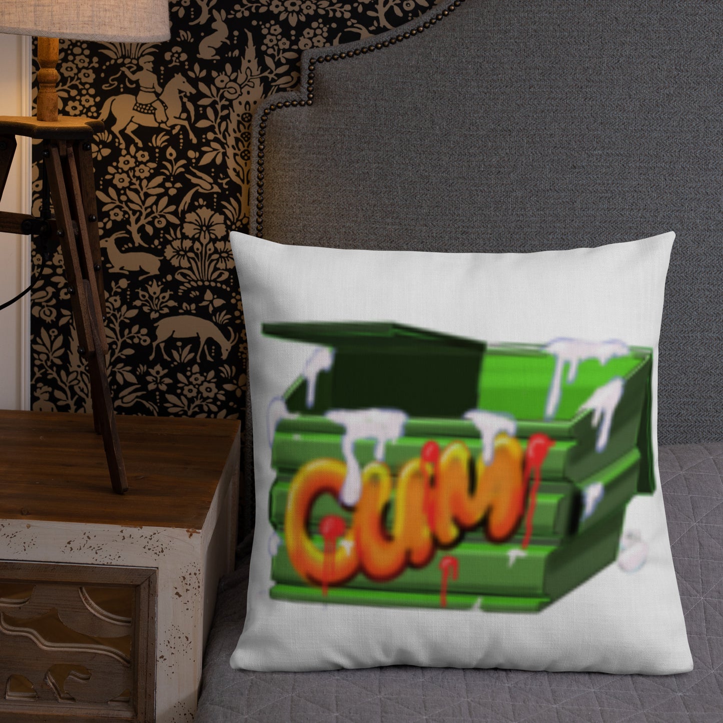 1A Cream Pie Premium Pillow