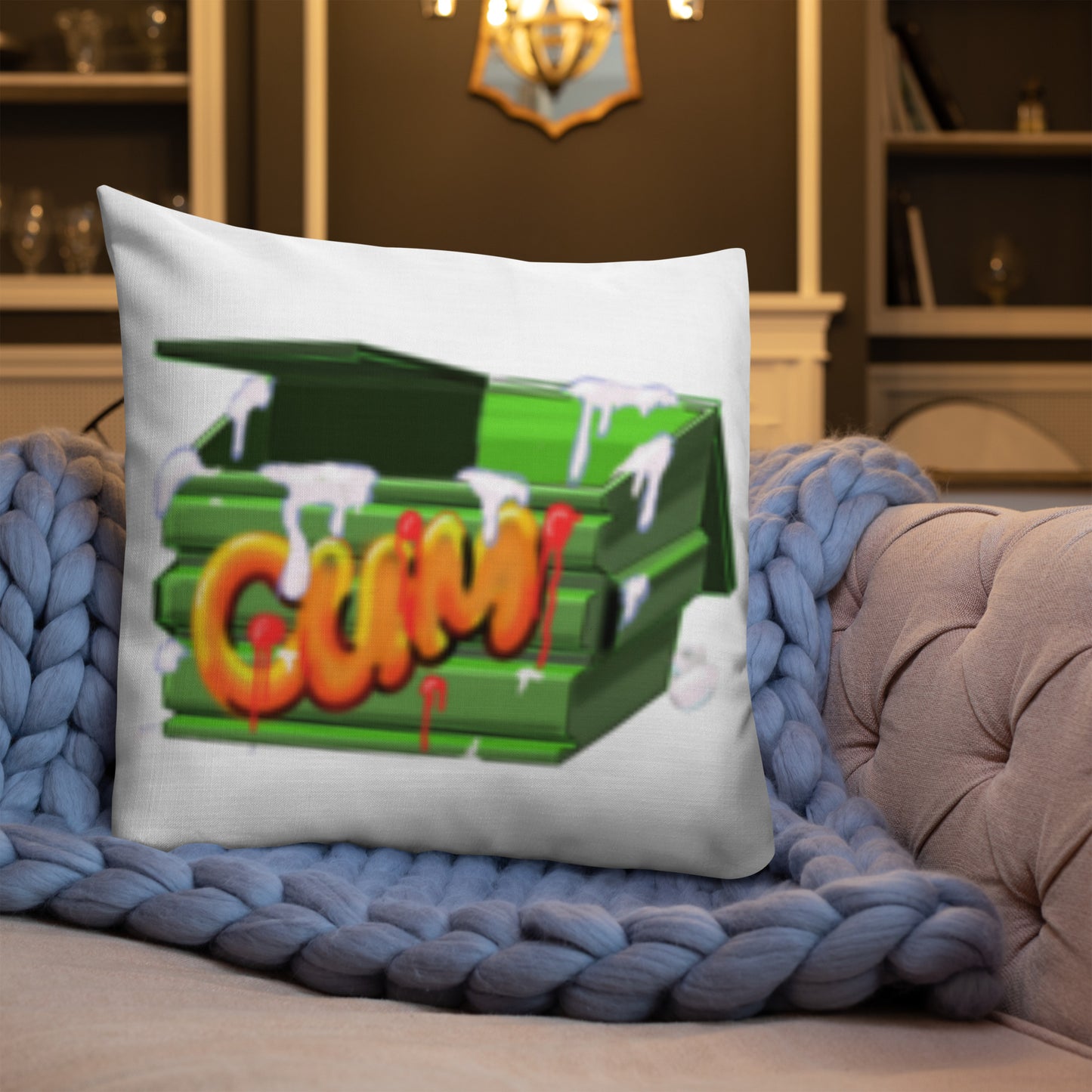 1A Cream Pie Premium Pillow