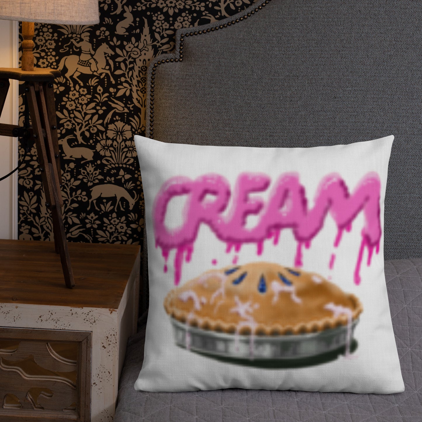 1A Cream Pie Premium Pillow